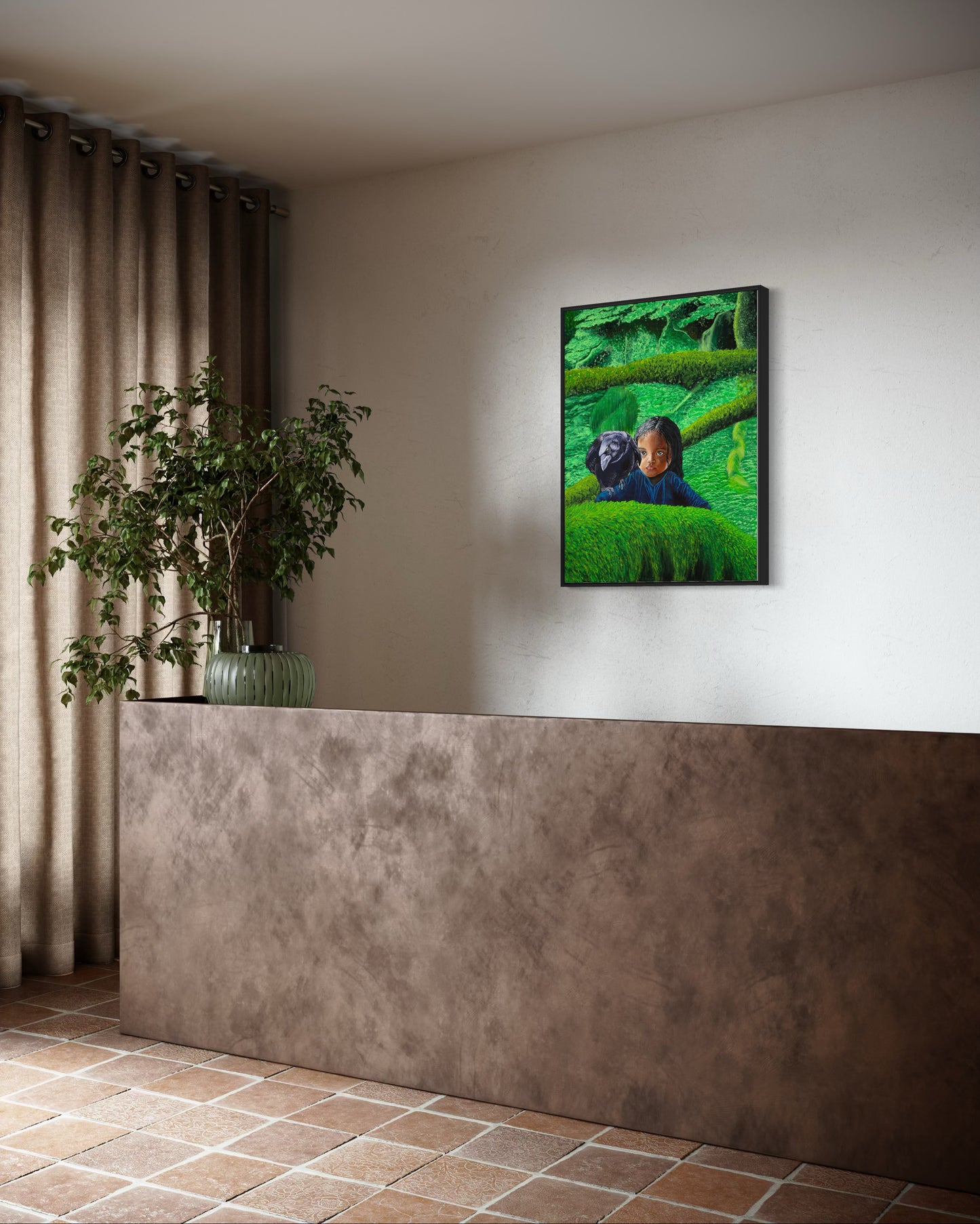 "The Messenger" Original Painting