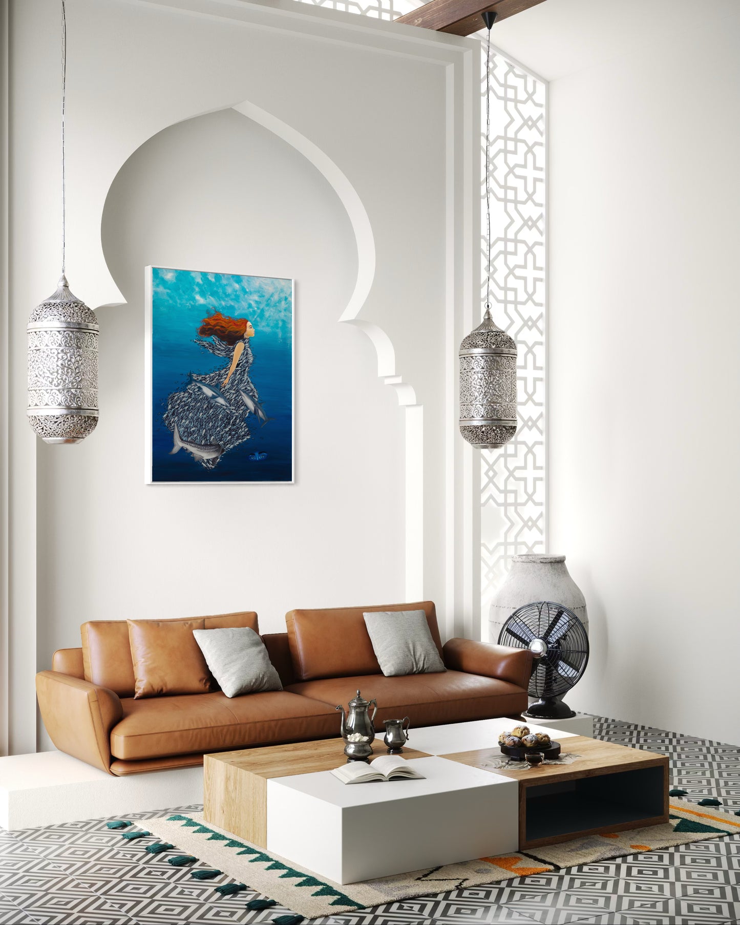 "Swimming with the Fishes" Original Artwork (SOLD)