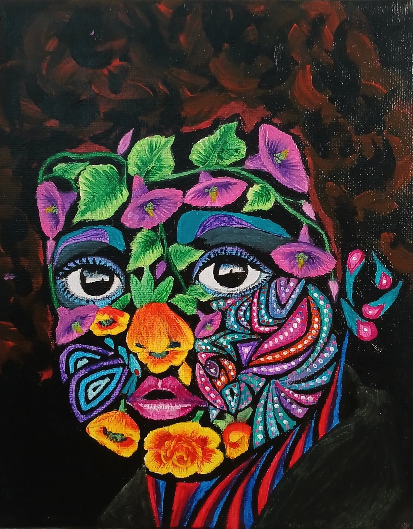 "#4 of the Psychedelic Spirit Animal Series" Original Painting